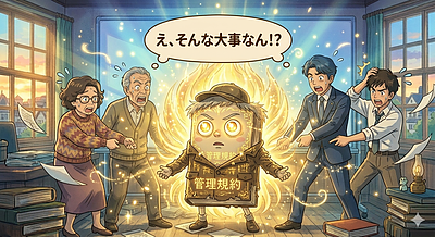 ⑤「管理規約は“放置したらアカン書類”に格上げされましたで」