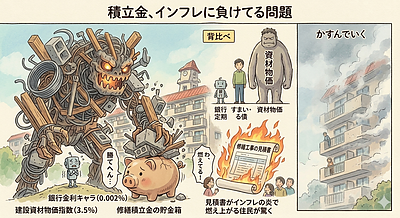 ②「積立金、インフレに負けてる問題」