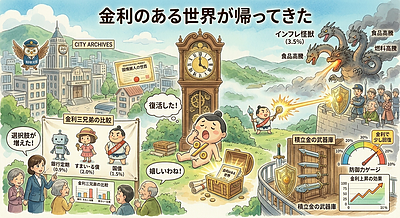 ④「金利のある世界が帰ってきた」