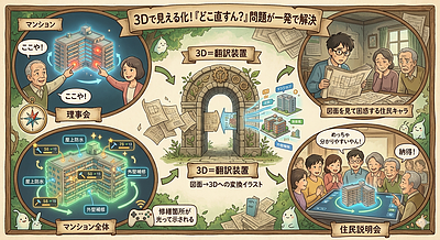 ③3Dで見える化！「どこ直すん？」問題が一発で解決