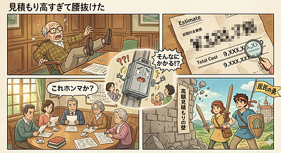 ②【エレベーター更新の見積もり…高すぎて腰抜けた話】