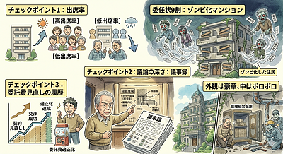 ④【内見前に絶対チェック！“生きた管理組合”の見分け方】