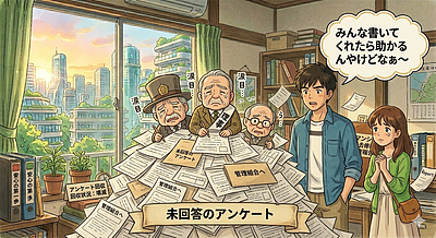 ②「アンケートは“文句大会”ちゃうで〜」
