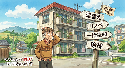 ①「マンションの“終活”、ついに始まったで！？法律が大きく変わった話」