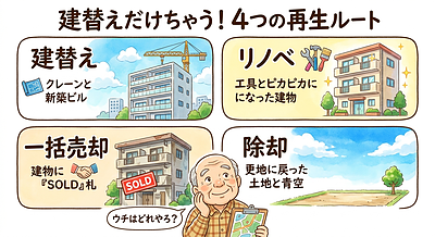 ③「建替えだけちゃう！“4つの再生ルート”でマンションの未来が変わる」