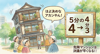 ④「“危険マンション”は決議が早くなる！？国が本気で動き出した理由」