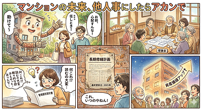 ⑤　「マンションの未来、他人事にしたらアカンで」