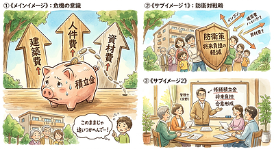 修繕積立金は「貯めるだけ」で足りるのか