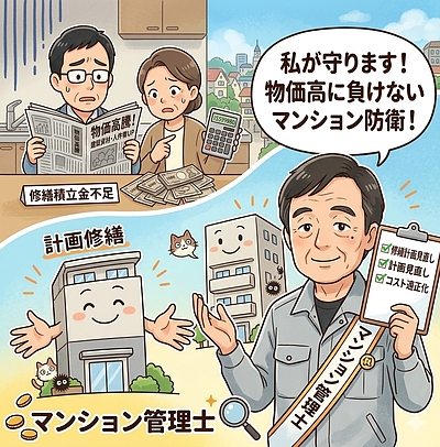 物価高に負けないマンション防衛術