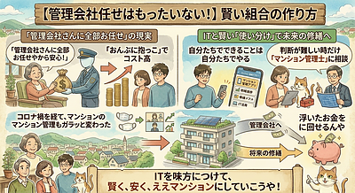 5：【管理会社任せはもったいない！】賢い組合の作り方