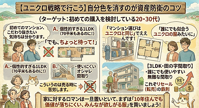 2：【ユニクロ戦略で行こう】自分色を消すのが資産防衛のコツ