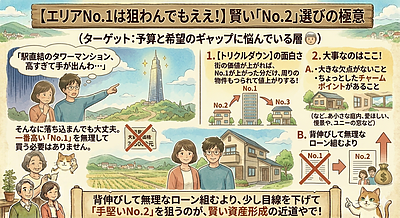 3：【エリアNo.1は狙わんでもええ！】賢い「No.2」選びの極意