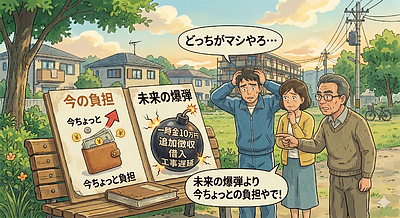 ④　積立金は“今の負担”より“未来の爆弾”を避けるための保険やで