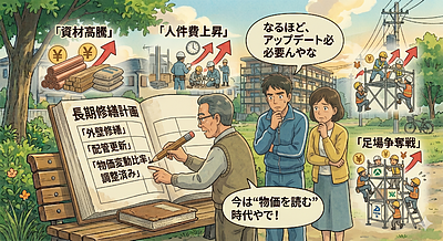 ⑤　宇野の結論：長期修繕計画は“物価変動を読んでナンボ”の時代