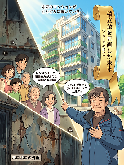④『積立金の見直しは“痛み”やなくて“安心の投資”や』