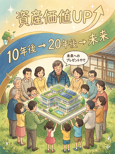 ⑤『みんなで守るマンションやから、みんなで未来に備えよや』
