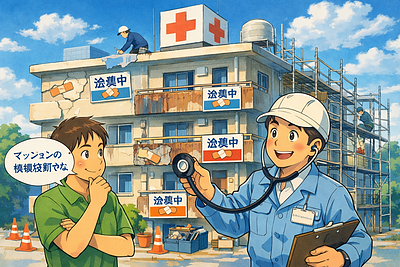 ①『基本工事って何なん？まずは“本体の修繕”からやで』