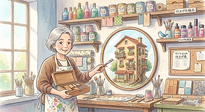 『仕上げ表って、マンションの“化粧品リスト”みたいなもんやで』