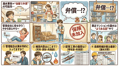 ②「漏水事故＝“自腹で弁償”の可能性…これホンマの話です」