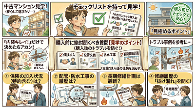④「中古マンション購入前に“絶対聞くべき質問”まとめたで！」