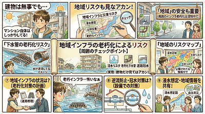 ⑤「地域リスクも見なアカン！マンションだけ良くても意味ないで」