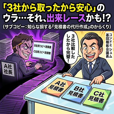 3：談合の具体的な手口と見せかけの相見積もりの実態