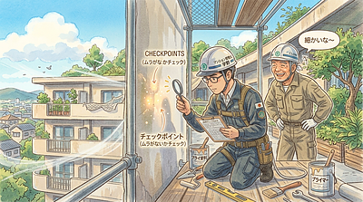 ①　「工事会社からマンションに正式にバトン渡す日」