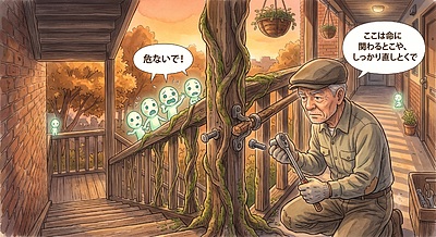 ④「階段・手すりの安全性は金物工事で守る」編