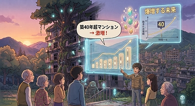 ④ 「築40年超のマンションがこれから爆増するで」