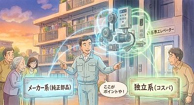 ③ 「メーカー系？独立系？保守会社の違い、ここがポイントや！」