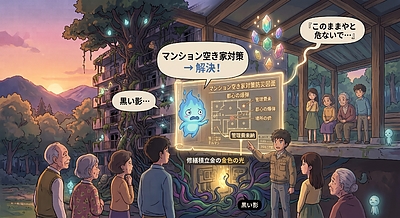 ⑤ 「マンション空き家問題は“都心の爆弾”。今こそ対策や！」