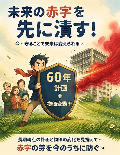 ④ 【60年＋物価変動率＝“未来の赤字を先に潰す”マンション経営】
