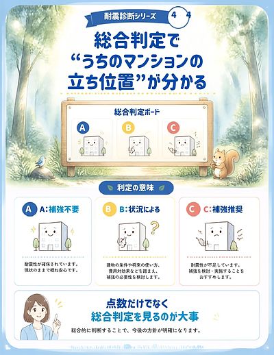 ④「補強の必要性は“総合判定”で見るんや」編