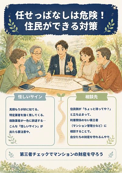 ⑤【住民ができること】“任せっぱなし”をやめるのが最大の防御