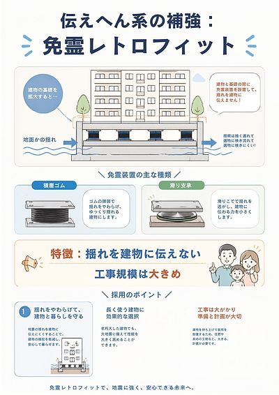 ⑤ 「揺れを伝えへん“最強系”！免震レトロフィット編」
