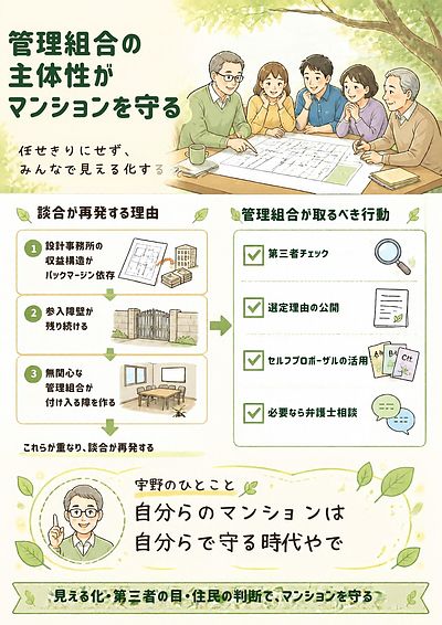 ⑤「管理組合の主体性が問われる時代」