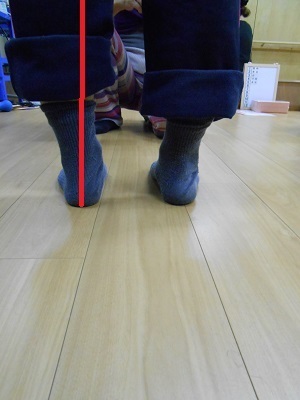 足裏の踏み方で変わる脚の状態1