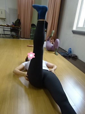 歪まずに上がるようになった脚