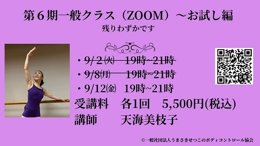 第6期一般クラス(ZOOM)~お試し編 第6期一般クラス(ZOOM)~お試し編
