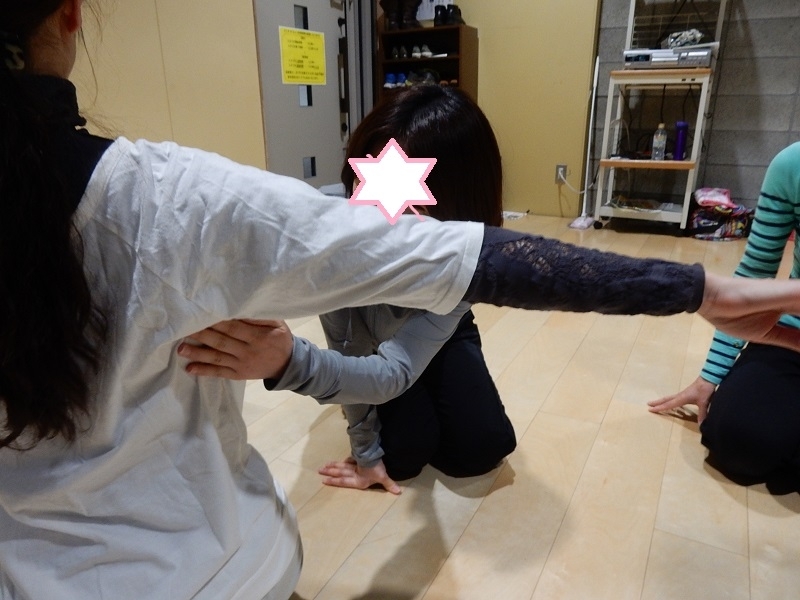 肩甲骨、腕の繋がり