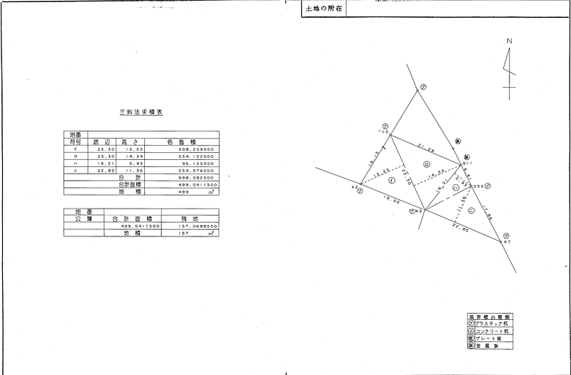任意座標　三斜計算