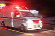 深夜の救急車