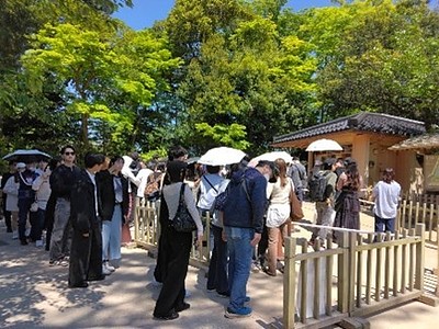 今年のGWも、兼六園は長蛇の列