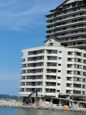 いよいよ和倉温泉のシンボルが解体される