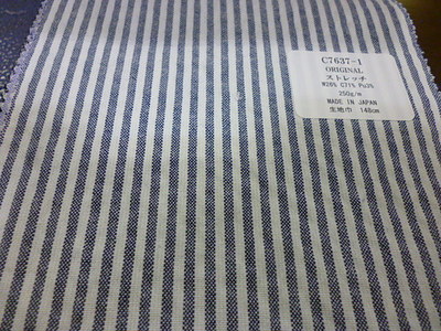 春の定番シアサッカーのジャケット生地