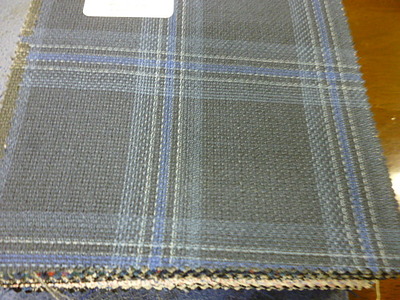 麻混紡の春のジャケット生地