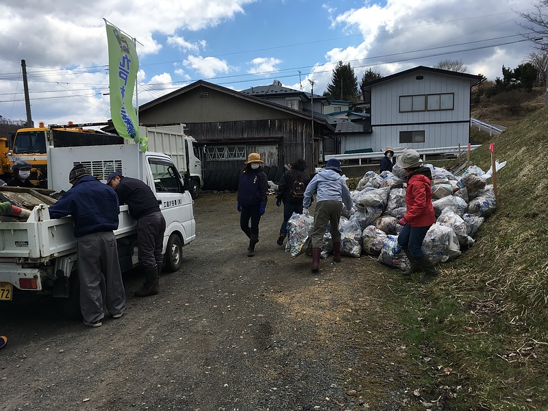 建築業組合ゴミ収集