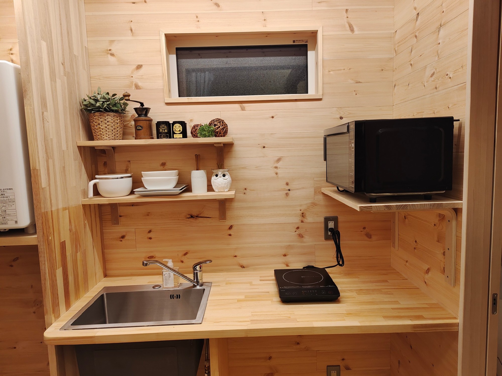 一人暮らしには必要十分な機能性。