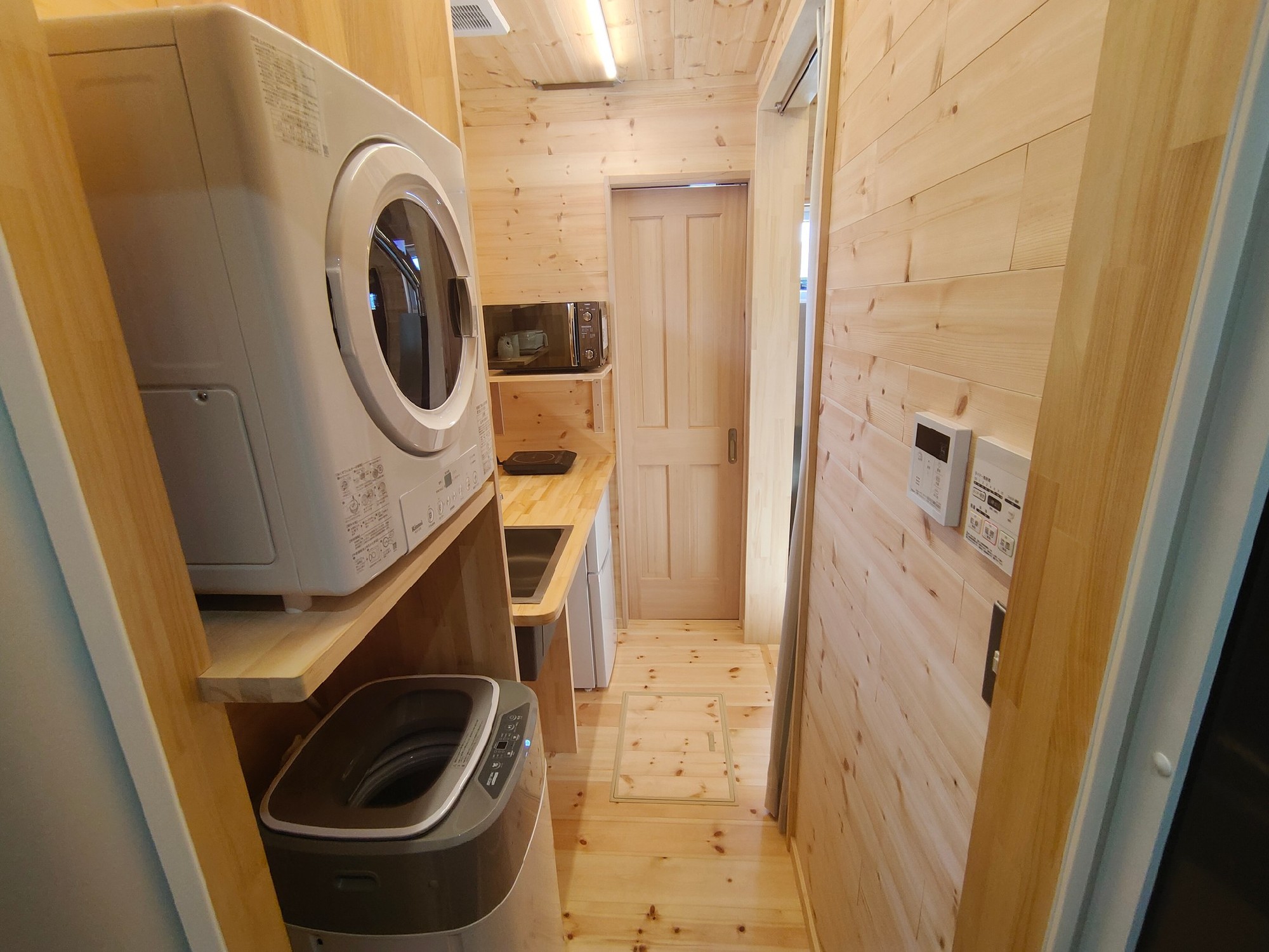 ガス乾燥機も装備。