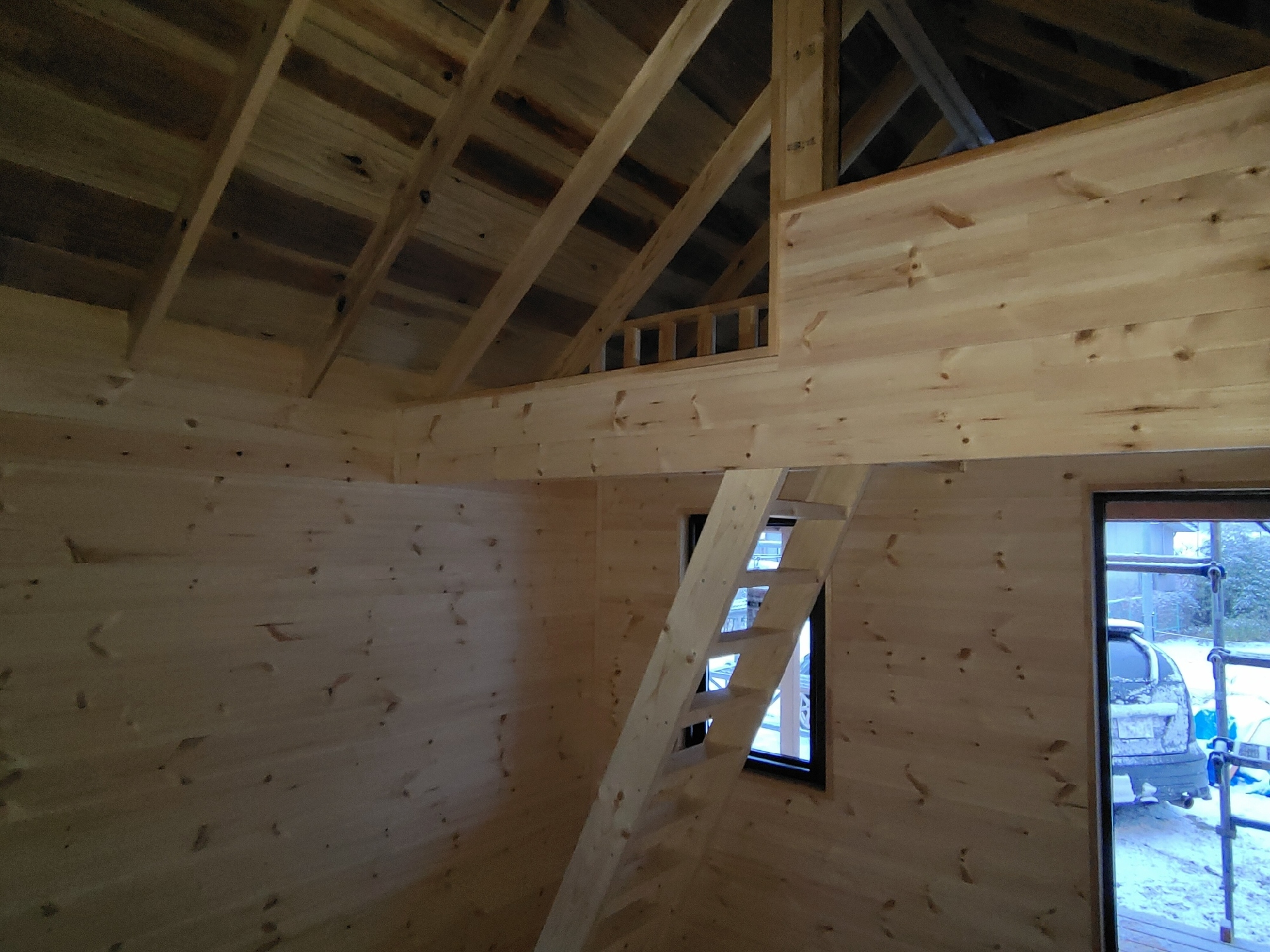 ロフトへの上がり口